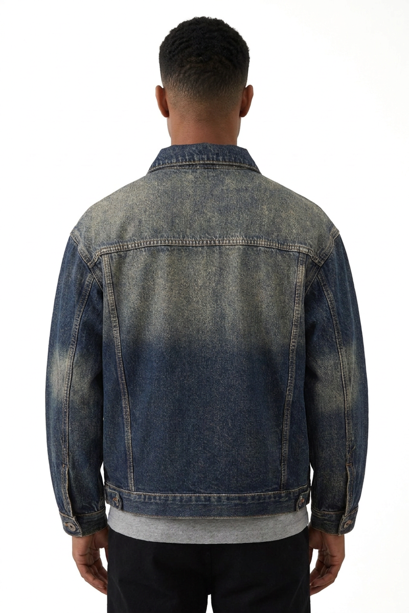Men's Classic Relaxed Fit Trucker Denim Jacket
