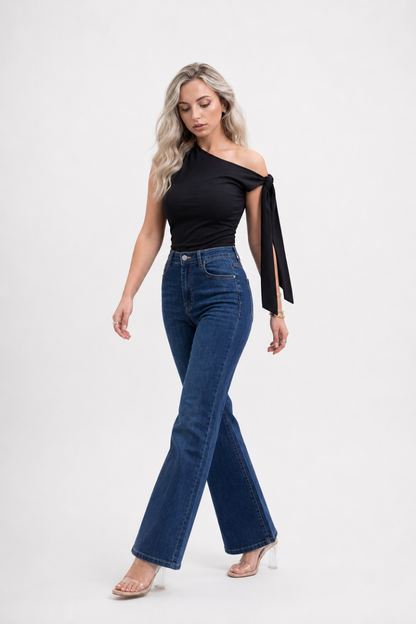 Women's vintage relaxed bootcut jeans