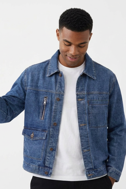 Men's Classic Blue Denim Jacket