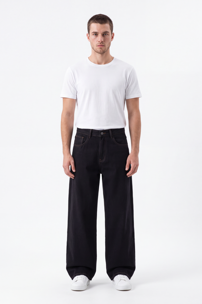 Men's Loose Wide Leg Jeans