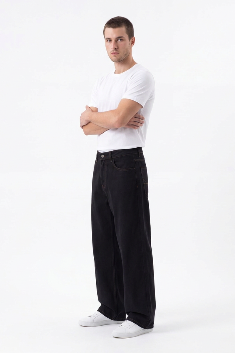 Men's Loose Wide Leg Jeans