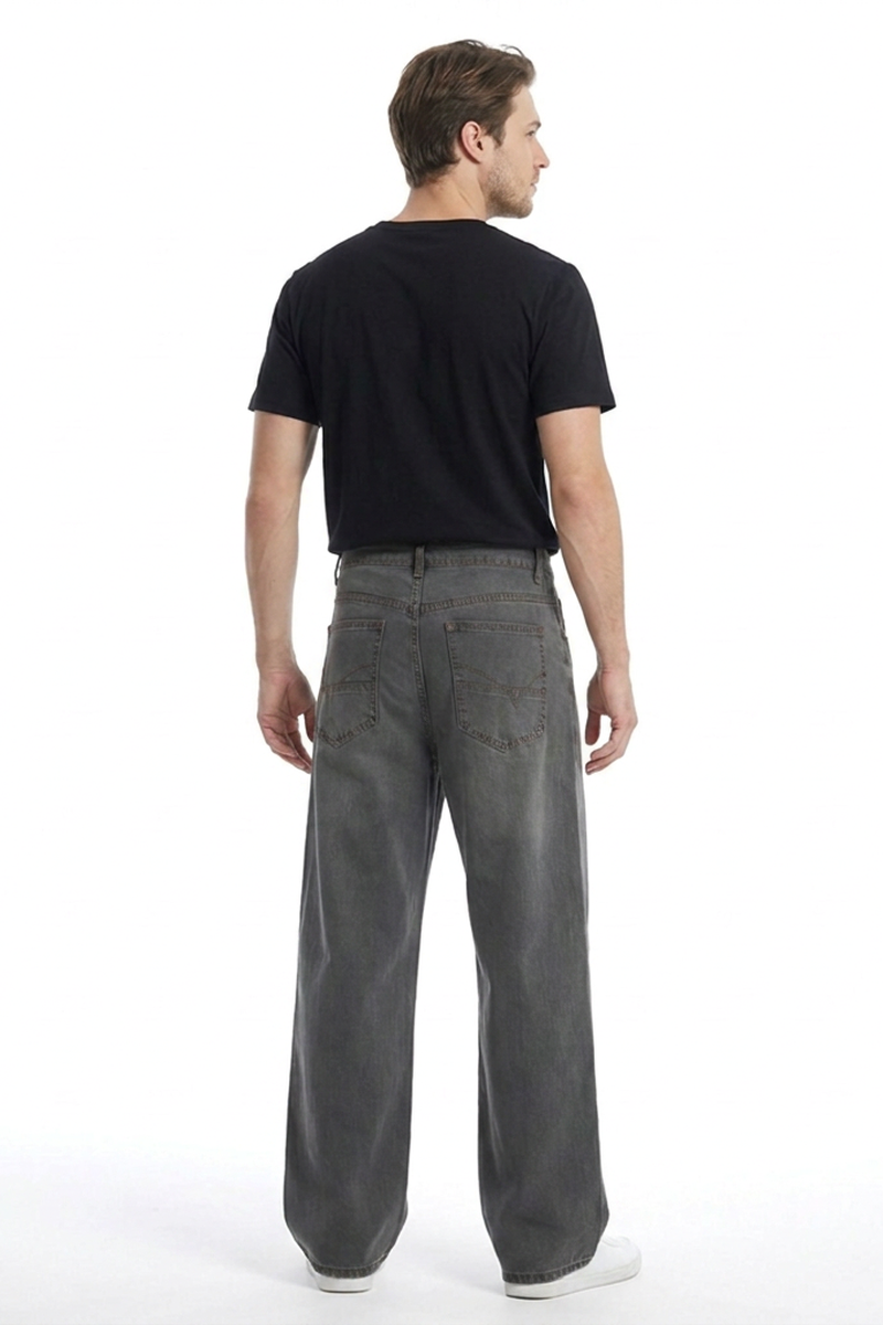 Men's Soft Loose Wide Leg Jeans