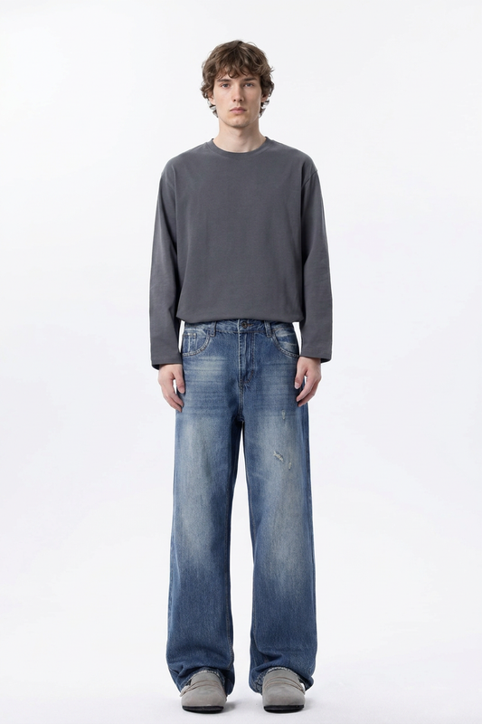 Men's Relaxed Straight Leg Jeans