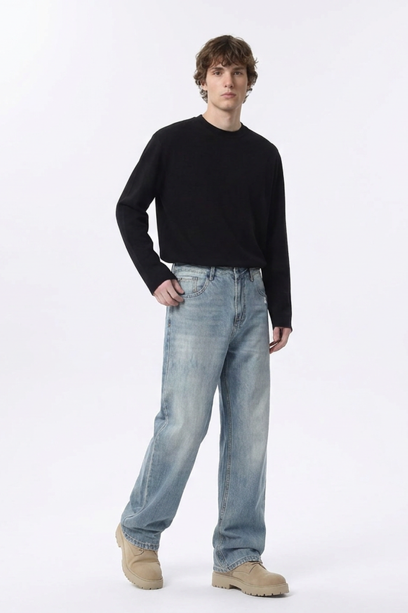 Men's Blend Relaxed Straight Leg Jeans