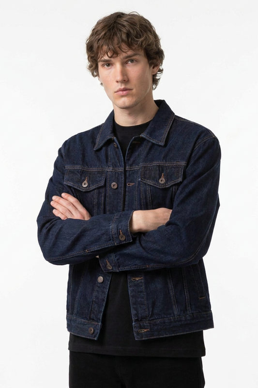 Men's Classic Wash Denim Trucker Jacket