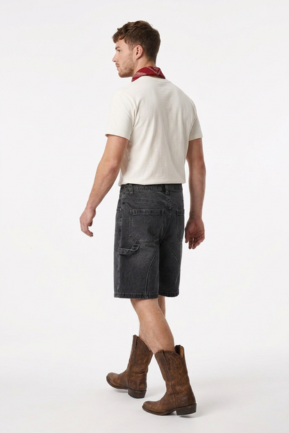 Men's Vintage Stretch Denim Shorts