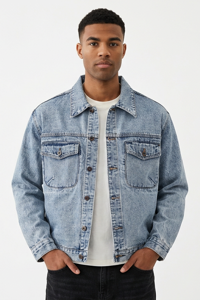 Men's Classic Washed Denim Jacket