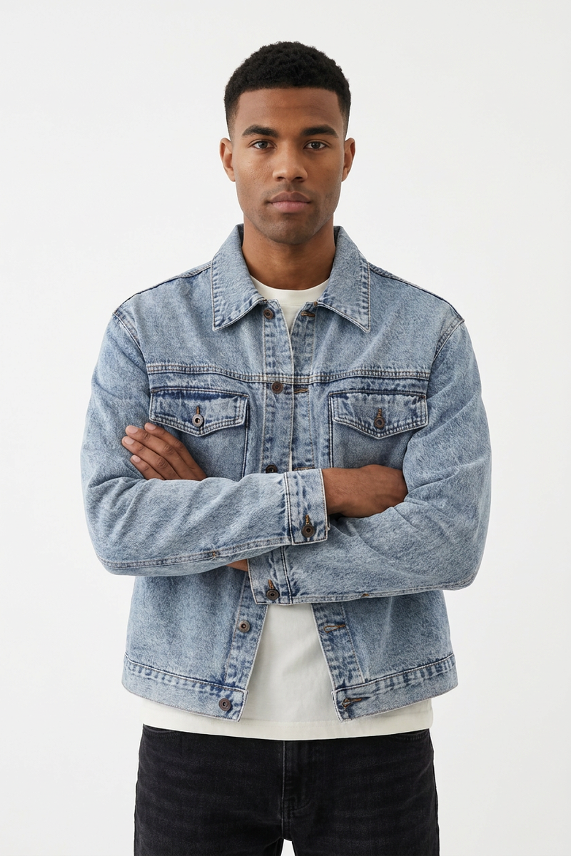 Men's Classic Washed Denim Jacket