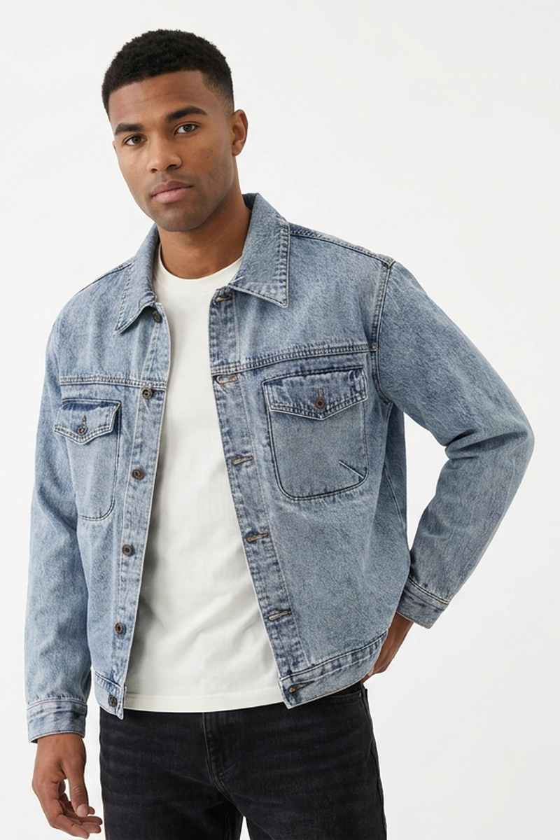 Men's Classic Washed Denim Jacket