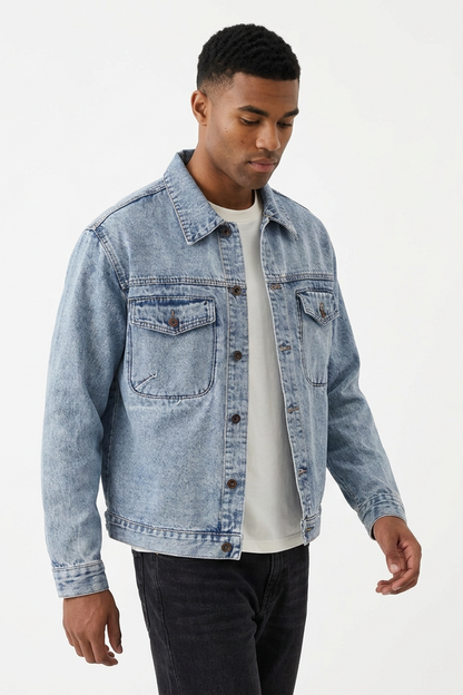 Men's Classic Washed Denim Jacket