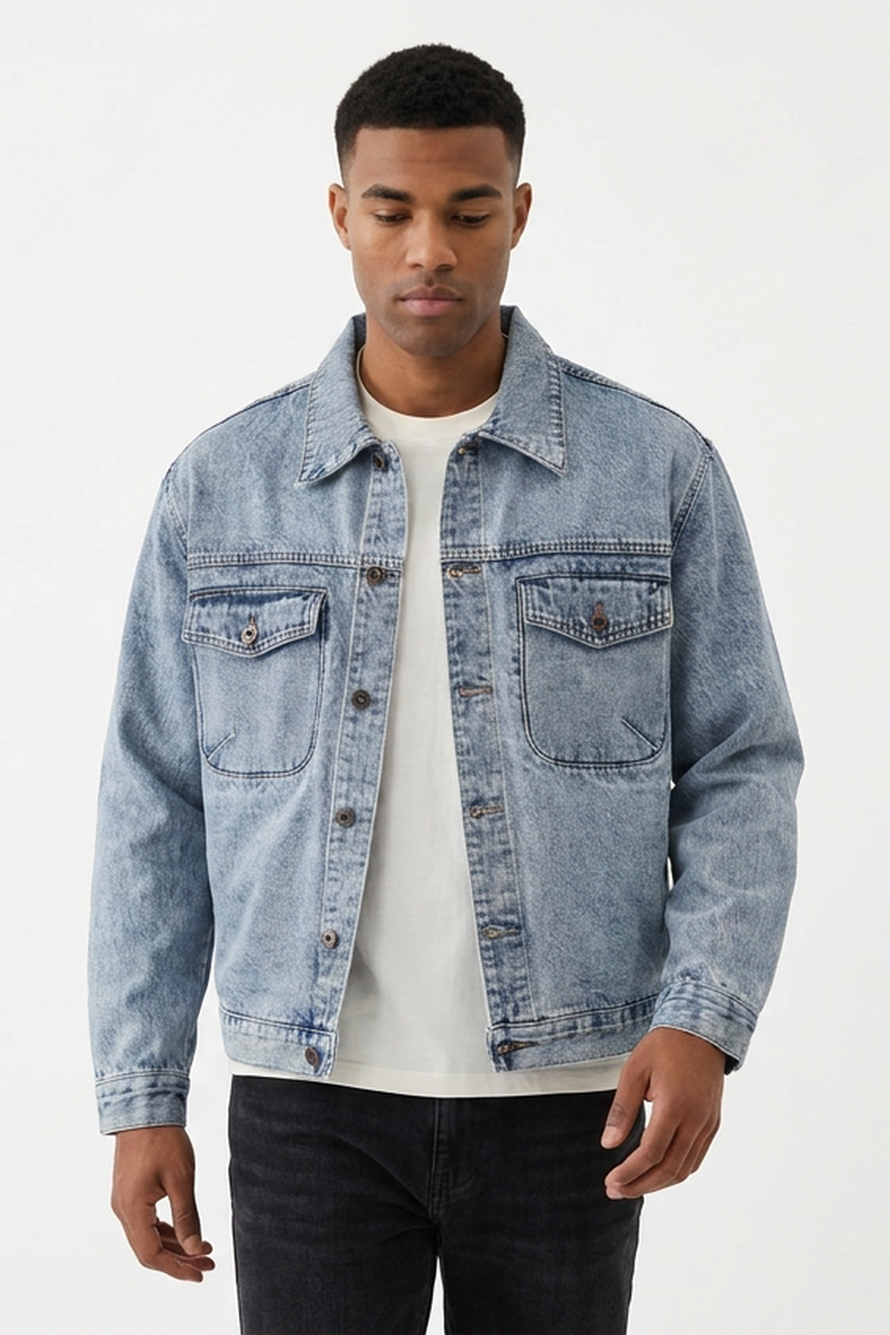 Men's Classic Washed Denim Jacket