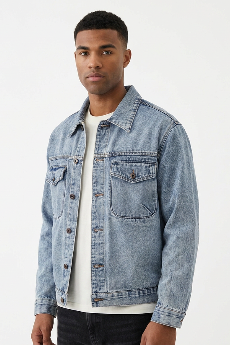 Men's Classic Washed Denim Jacket