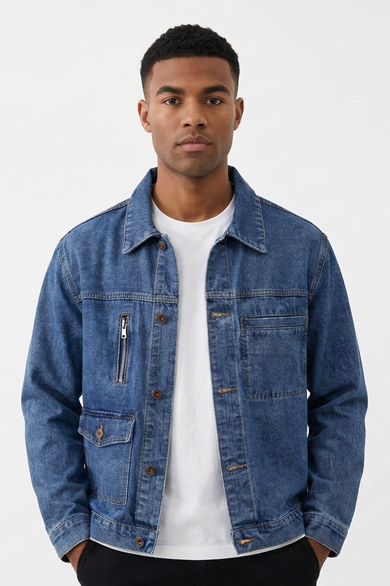 Men's Classic Blue Denim Jacket