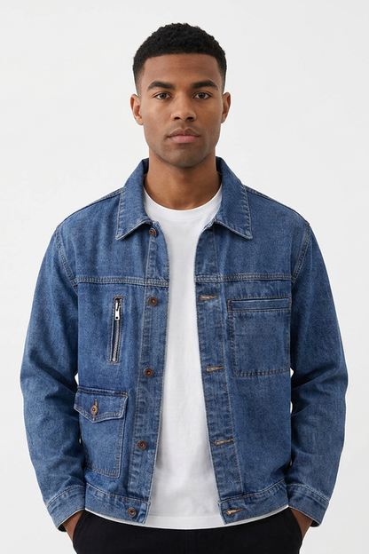 Men's Classic Blue Denim Jacket
