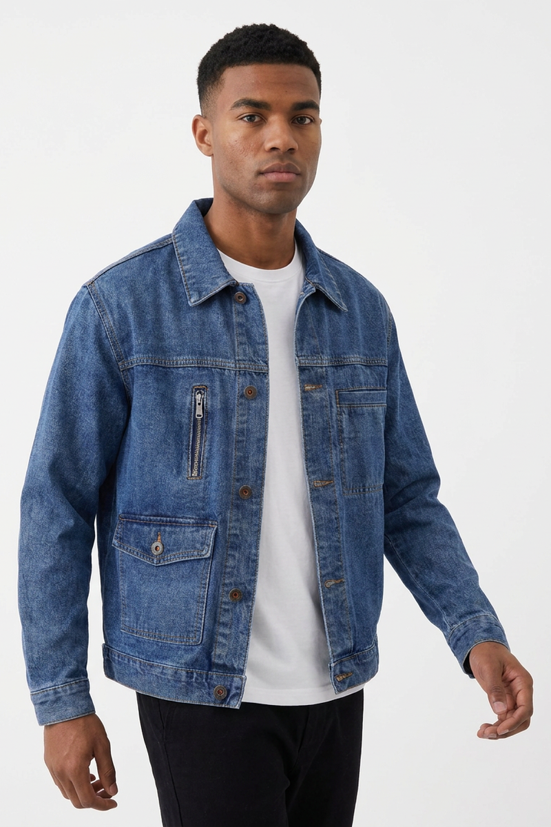 Men's Classic Blue Denim Jacket