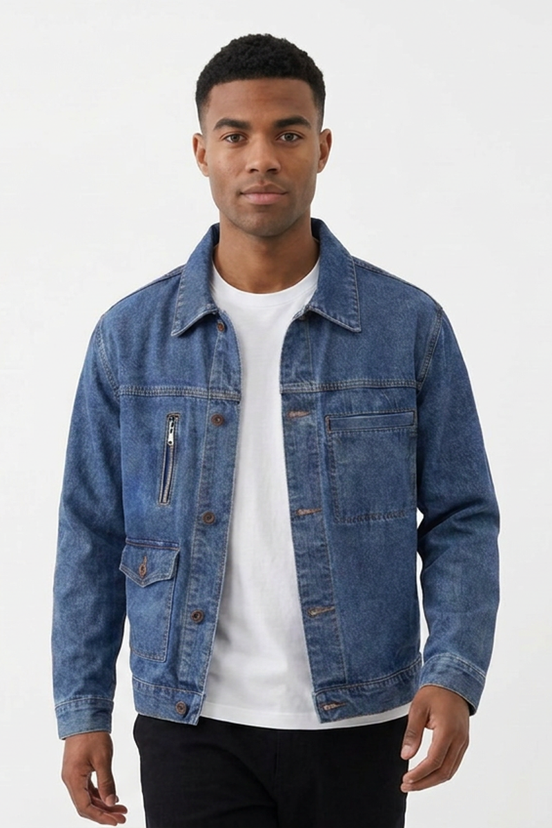 Men's Classic Blue Denim Jacket