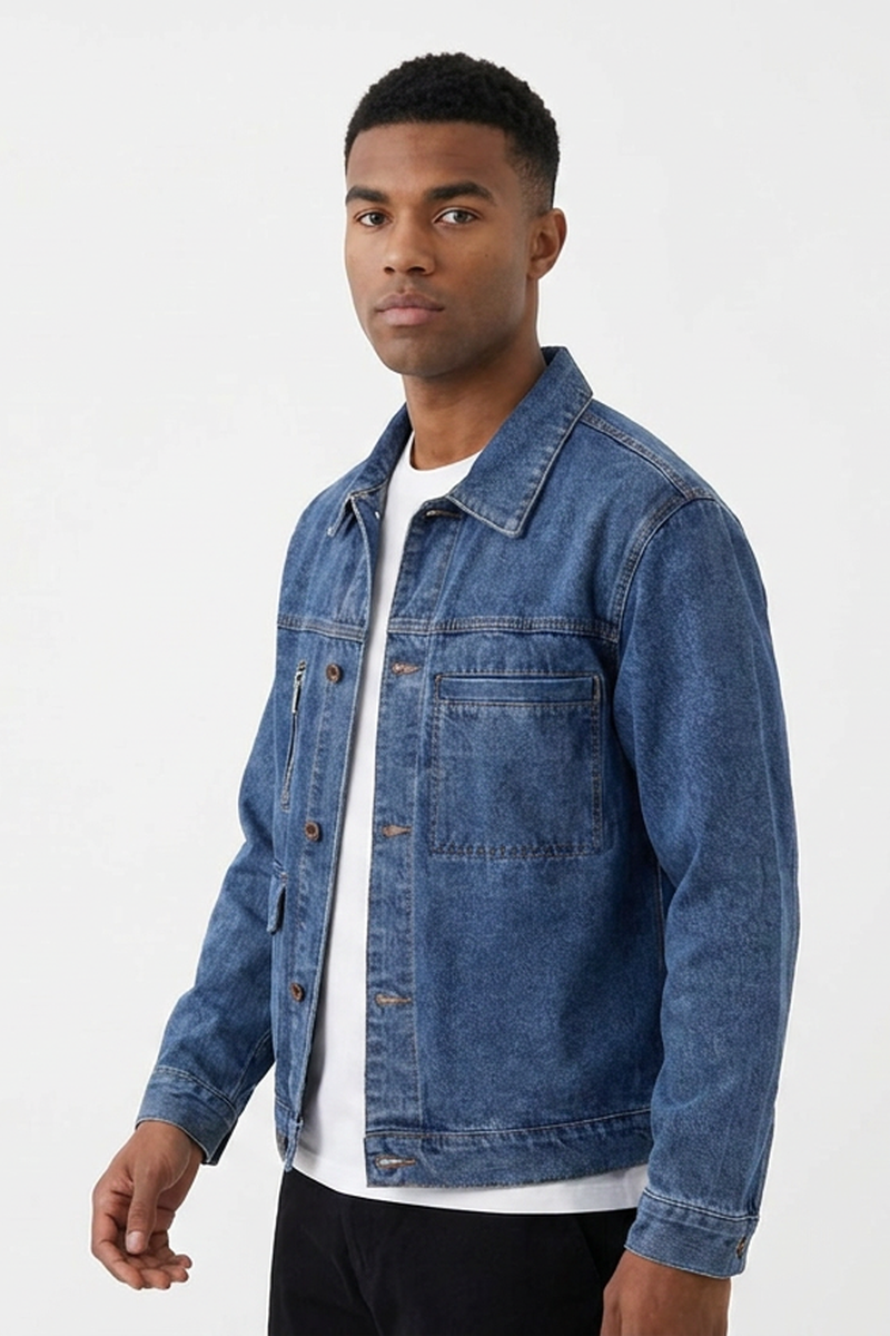 Men's Classic Blue Denim Jacket