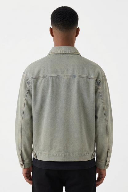 Men's Classic Vintage Blue Denim Jacket