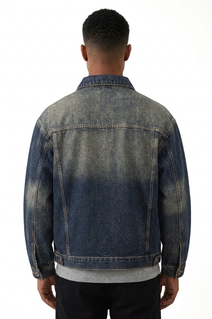 Men's Classic Relaxed Fit Trucker Denim Jacket