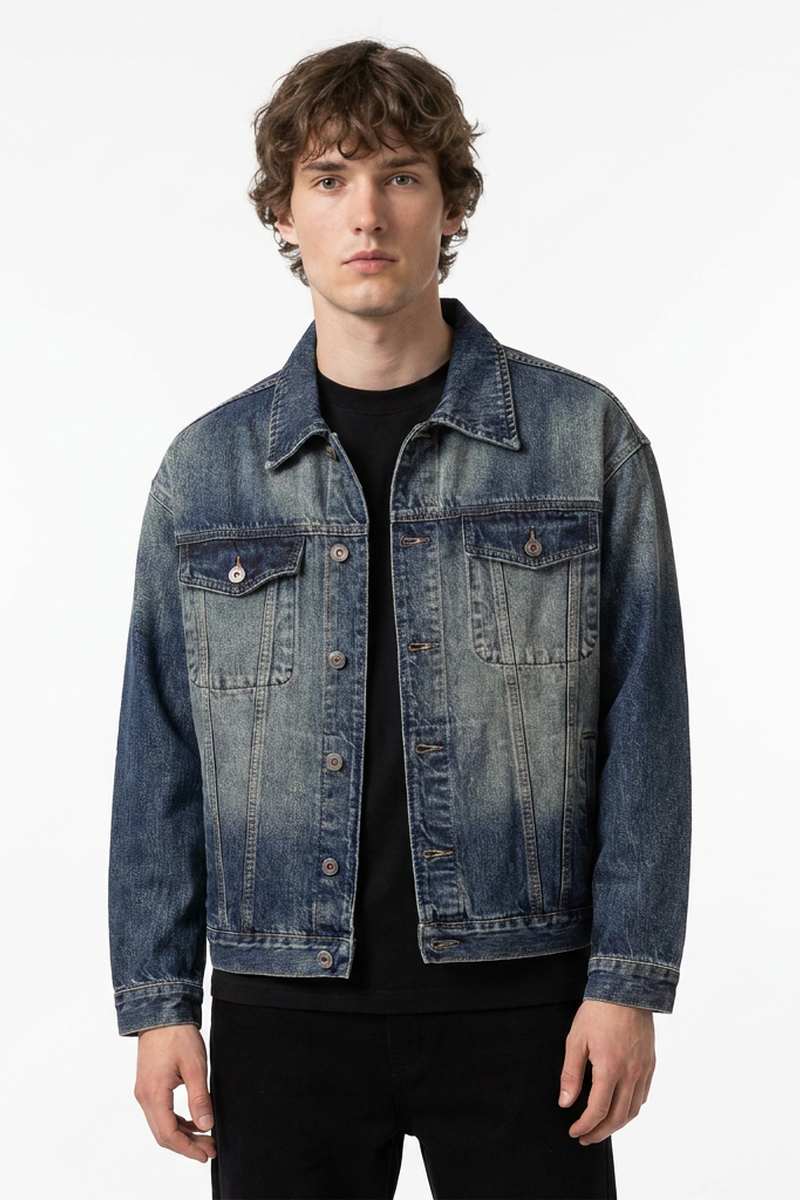 Men's 100% Cotton Classic Fit Denim Jacket