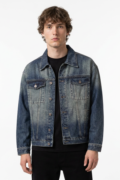 Men's 100% Cotton Classic Fit Denim Jacket