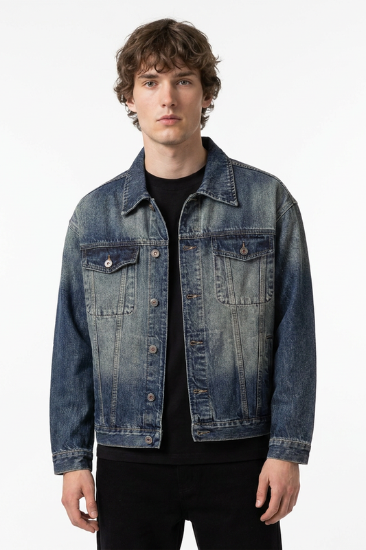 Men's 100% Cotton Classic Fit Denim Jacket