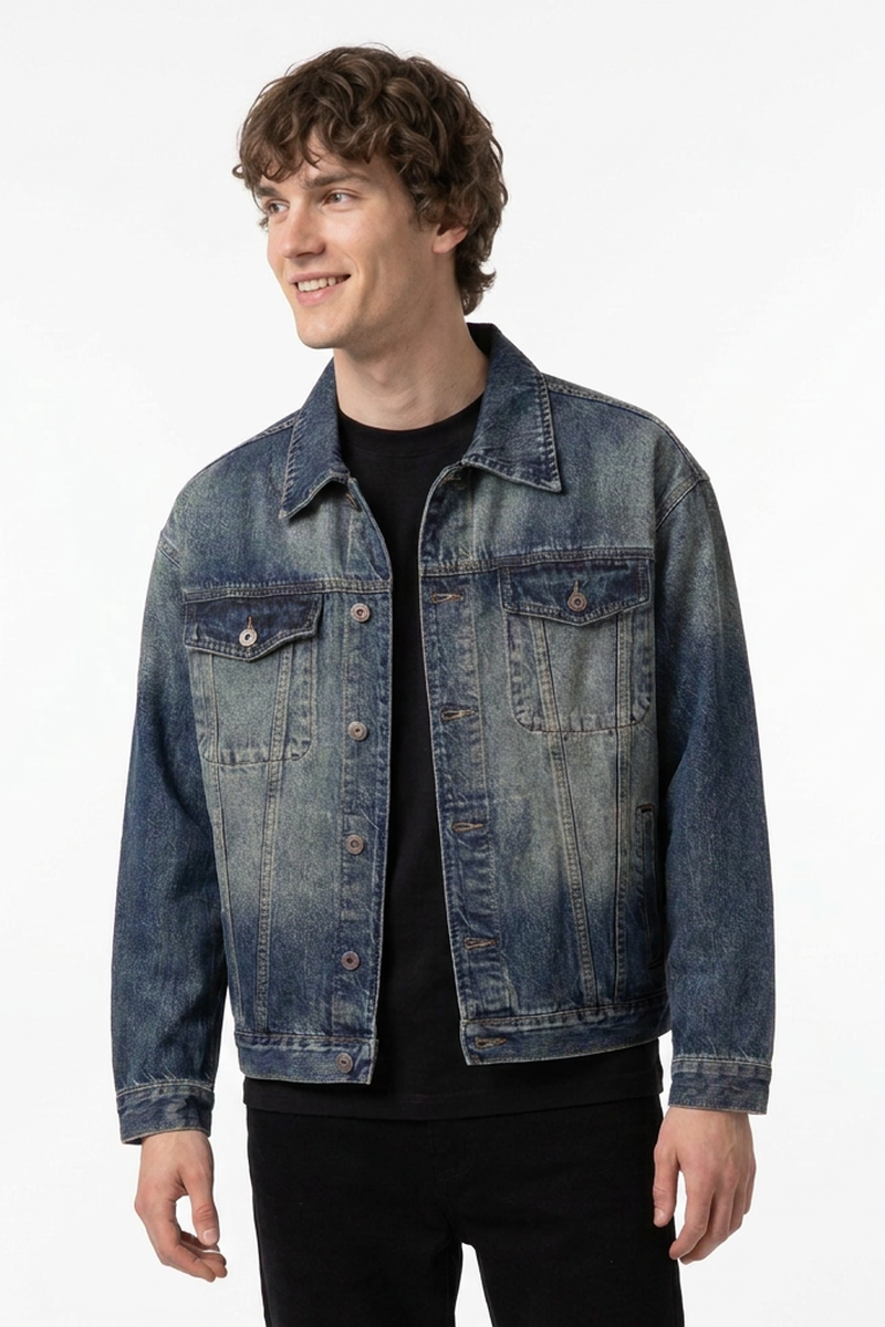 Men's 100% Cotton Classic Fit Denim Jacket