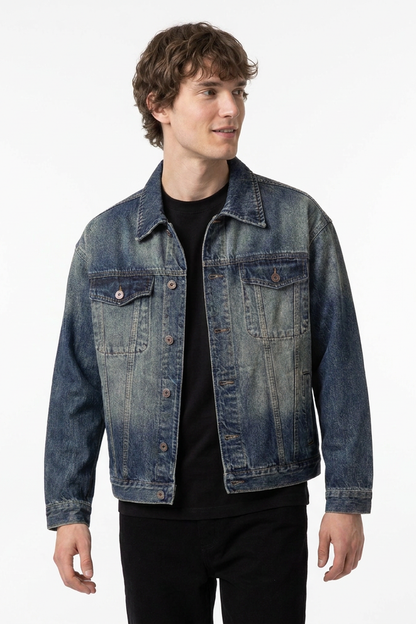Men's 100% Cotton Classic Fit Denim Jacket