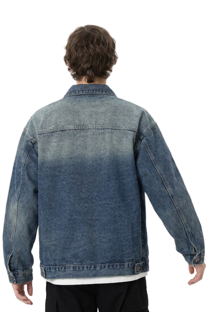 Men's Classic Vintage Wash Denim Jacket