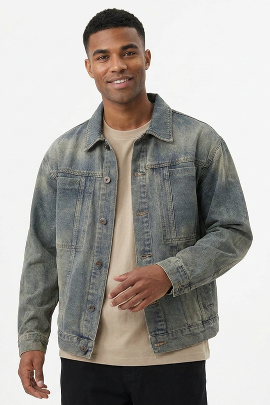 Men's Western Retro Vibe Trucker Jacket