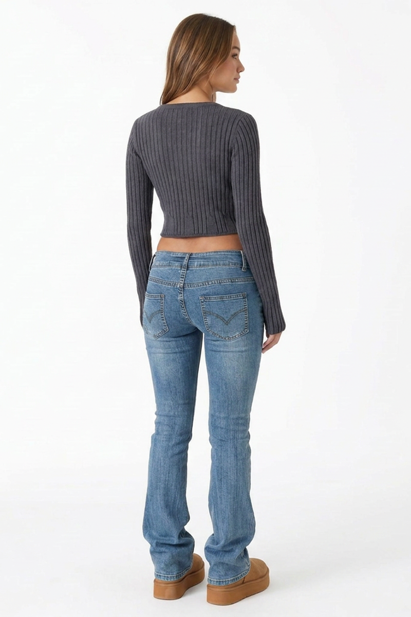 Women's Slim Fit Stretch Bootcut Jeans