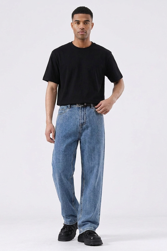 Men's Vintage Lyocell Blend Straight-Leg Jeans