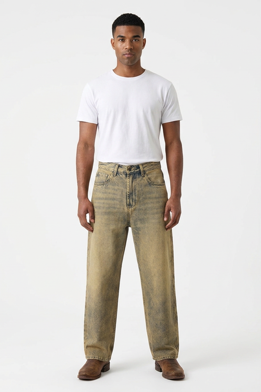 Men's Retro Wash Jeans