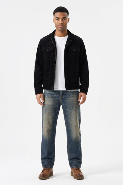 Men's Soft Stretch Tapered  Straight-Leg Jeans