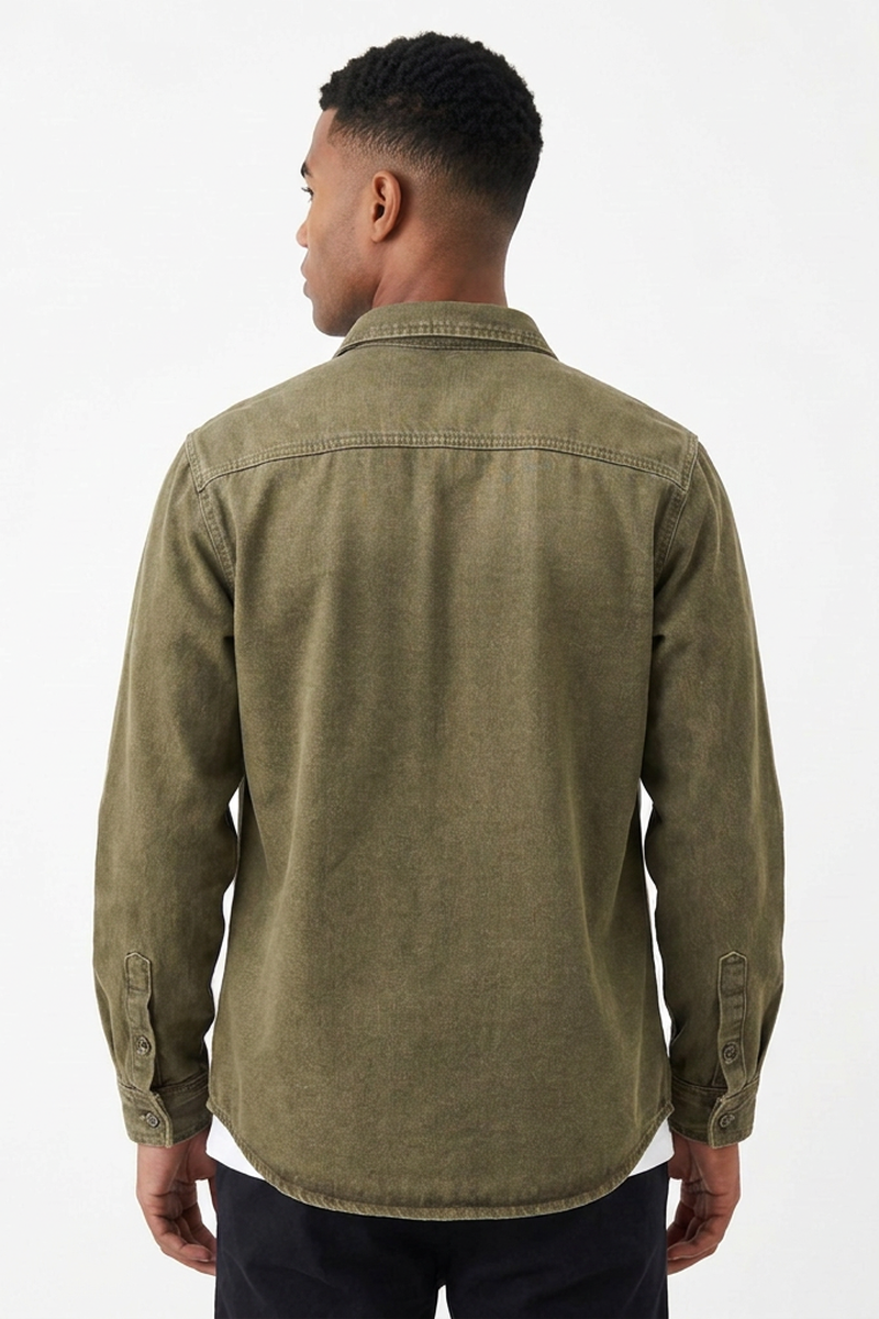 Men's Vintage Washed Denim Jacket