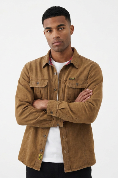 Men's Casual Vintage Washed Denim Jacket