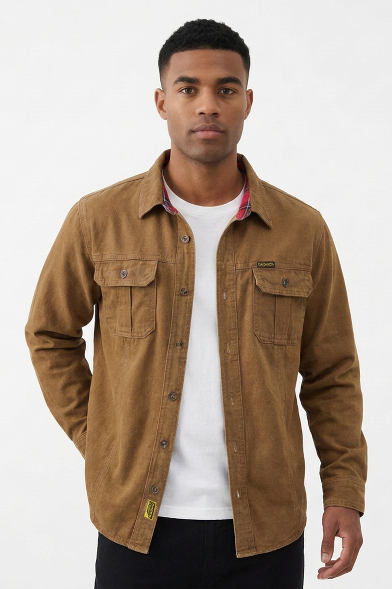 Men's Casual Vintage Washed Denim Jacket