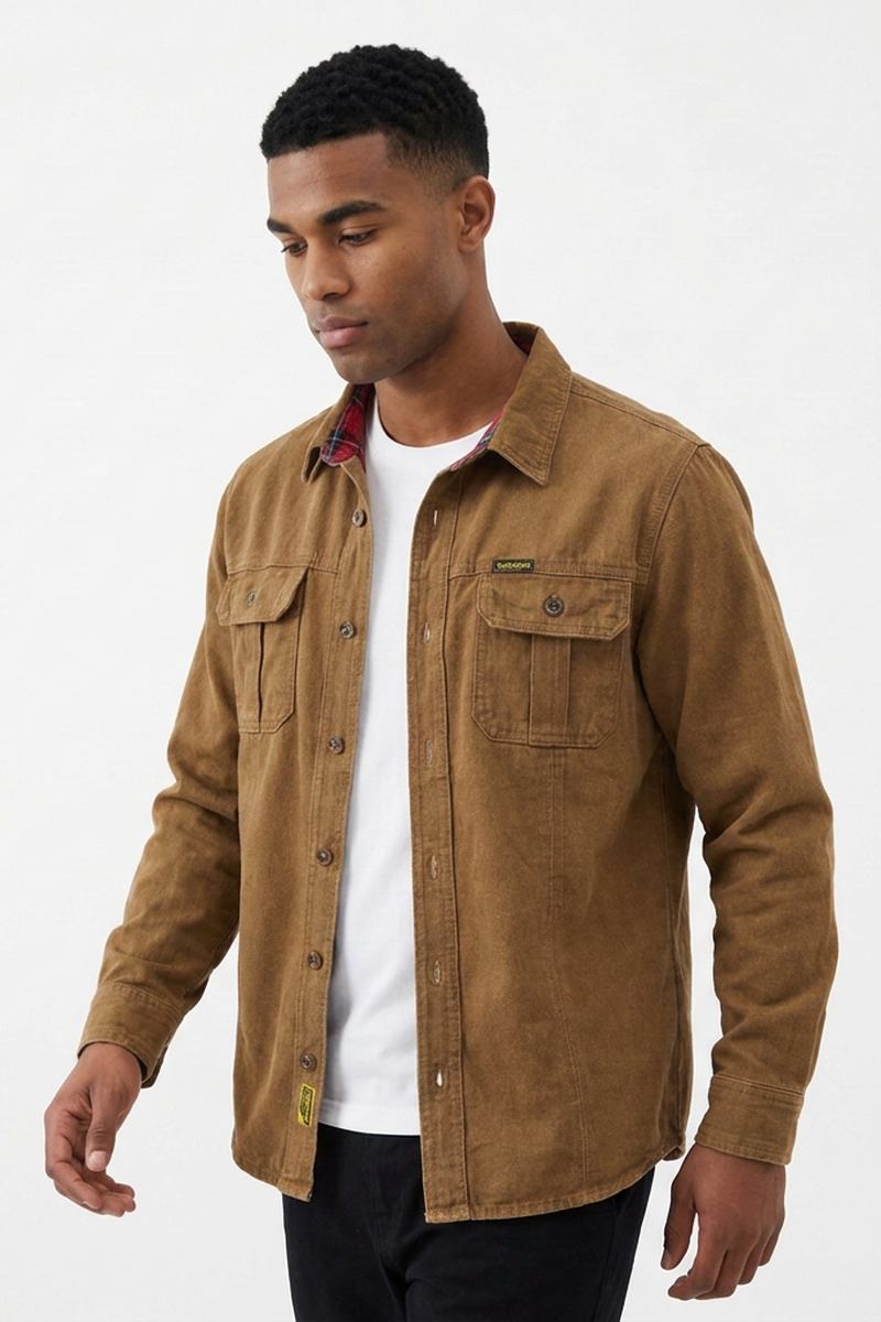 Men's Casual Vintage Washed Denim Jacket