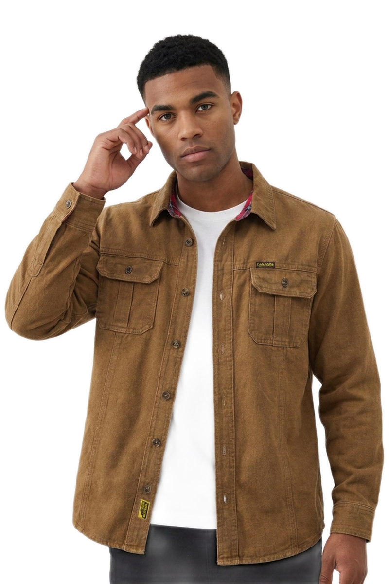 Men's Casual Vintage Washed Denim Jacket