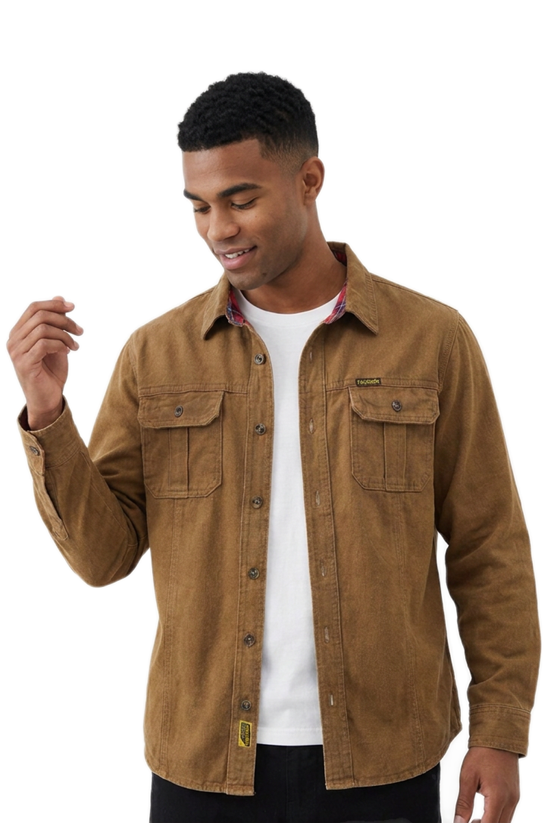 Men's Casual Vintage Washed Denim Jacket
