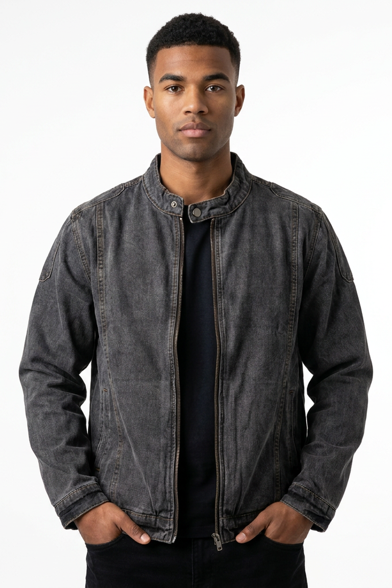 Men's Vintage Casual Rider Denim Jacket