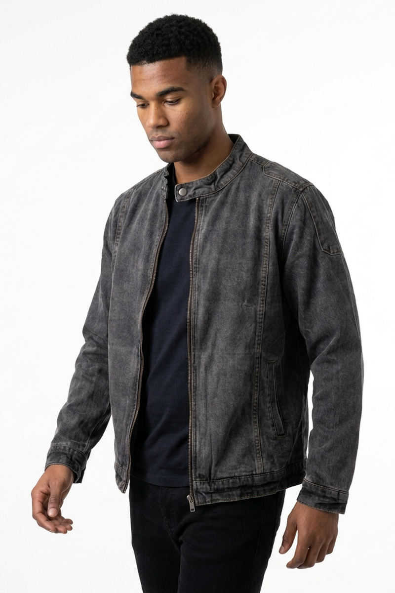 Men's Vintage Casual Rider Denim Jacket