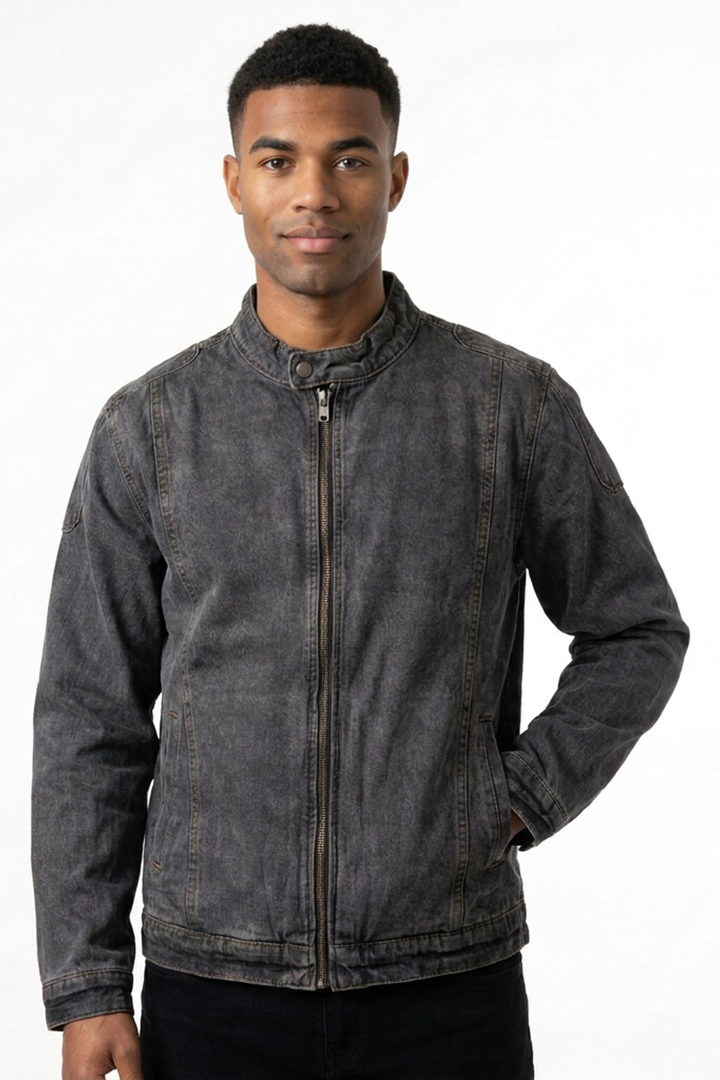 Men's Vintage Casual Rider Denim Jacket