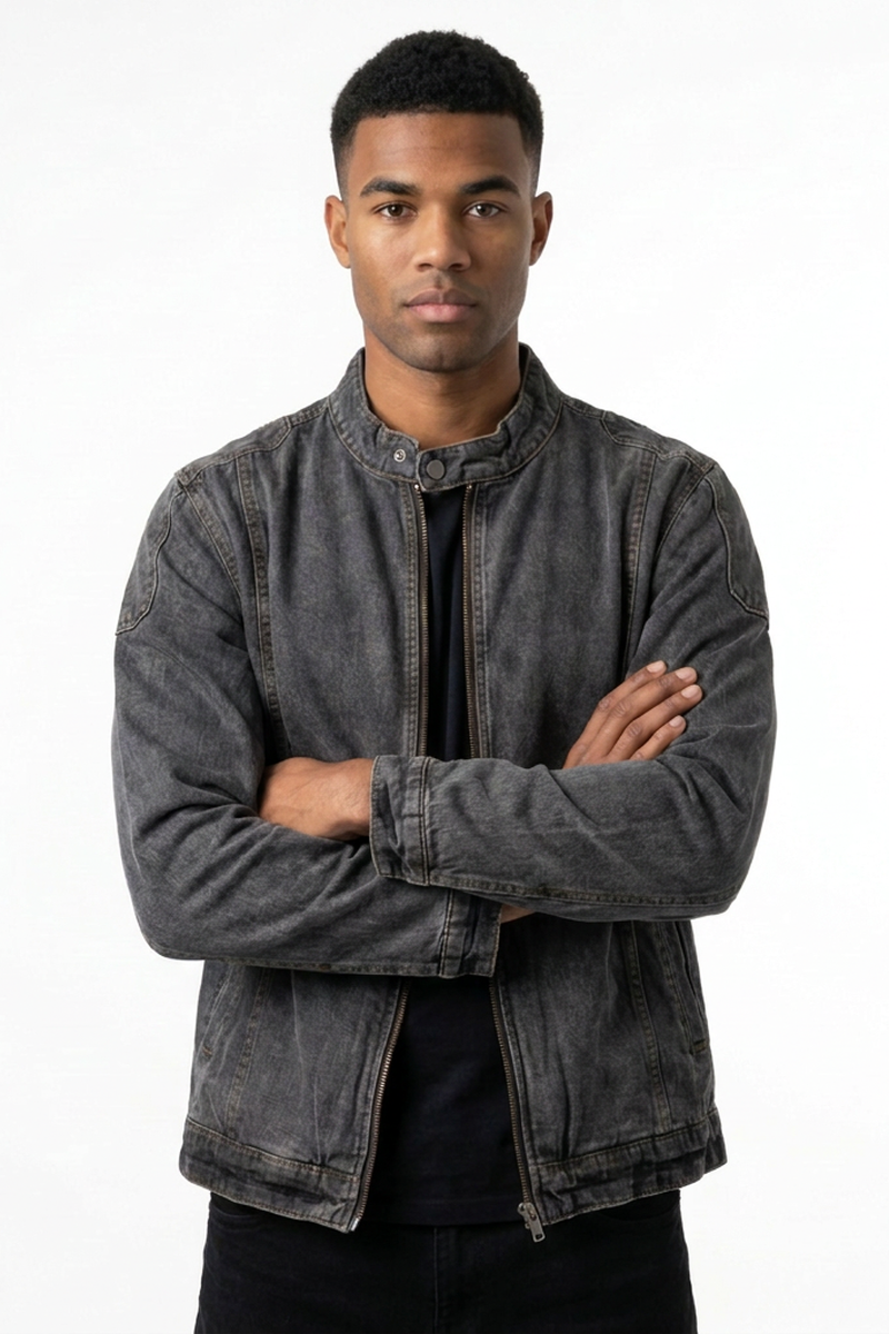 Men's Vintage Casual Rider Denim Jacket