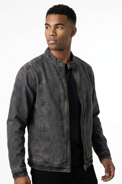 Men's Vintage Casual Rider Denim Jacket