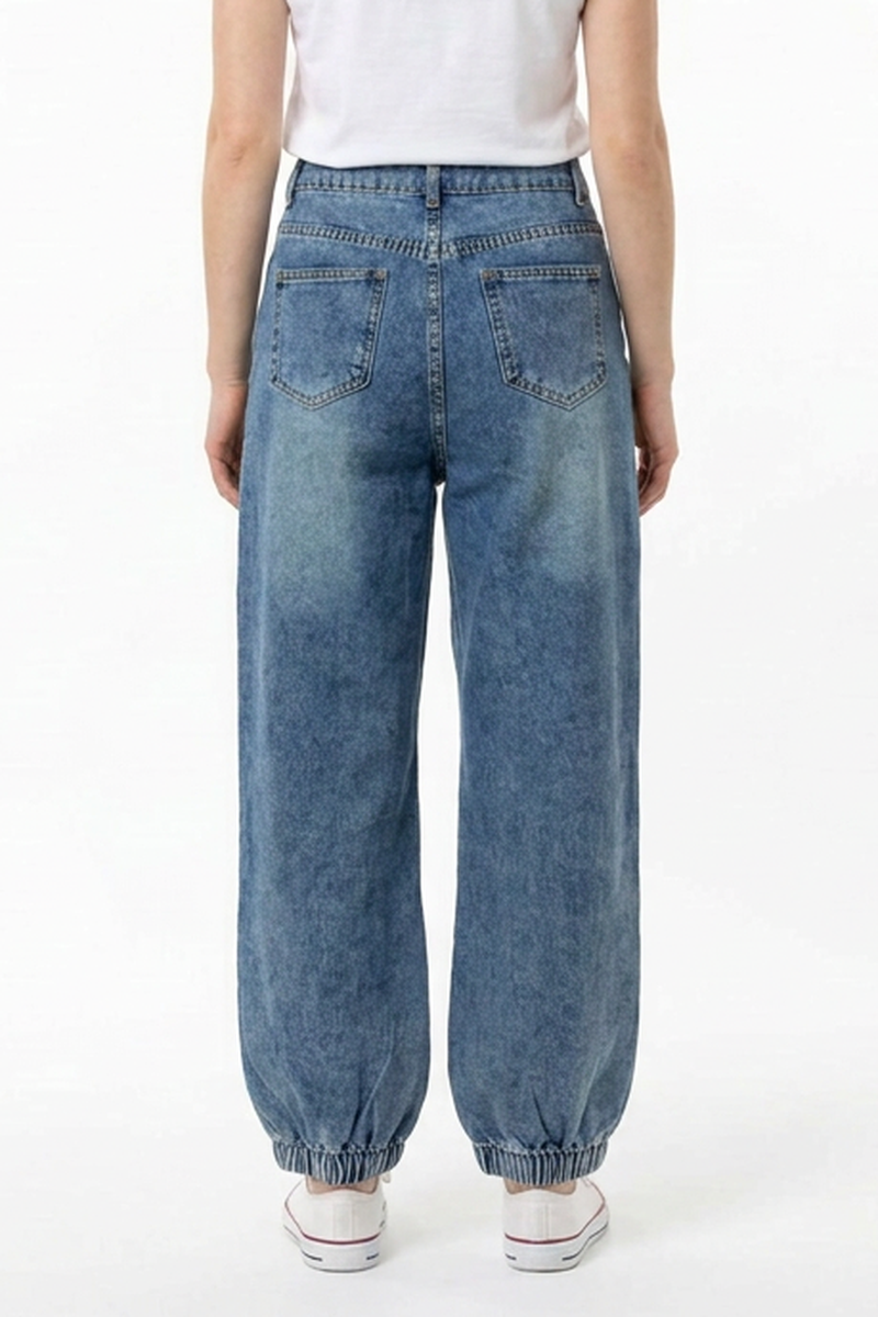 Women's Vintage Casual Designer-Style Cuffed Jeans