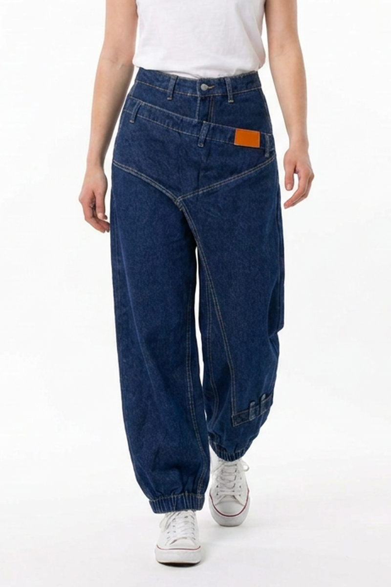 Women's Vintage Casual Designer-Style Cuffed Jeans